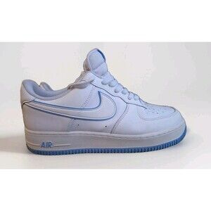 Nike Air Force 1 '07 Low White University Blue Sneakers DV0788-101 Men's Size 12